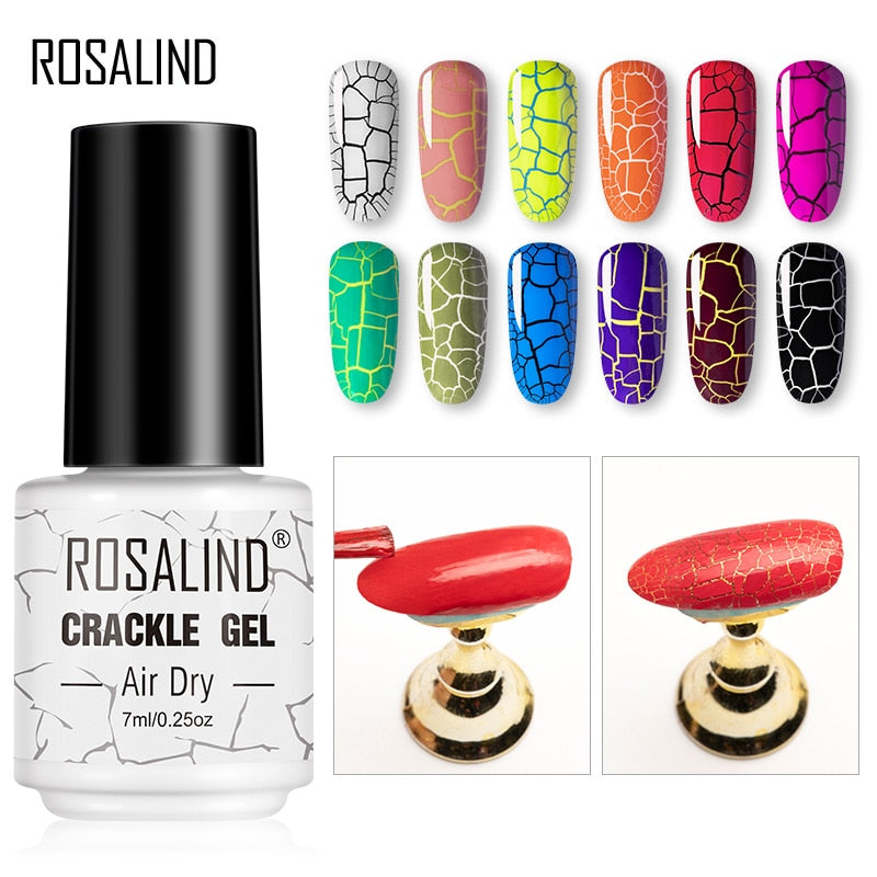 Esmalte de Unha Gel Rosalind - Efeito Crackle